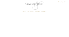 Desktop Screenshot of chambersandbeau.com